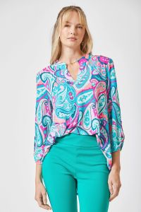 Lizzy Summer Paisley Top