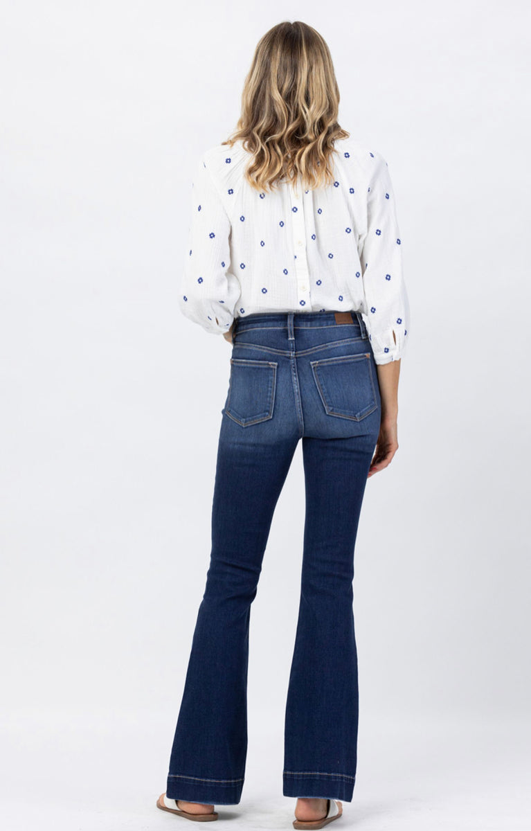 Judy Blue Plus HW Trouser Flare main image 1