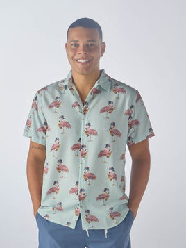 Simply Southern Men's Flamingo Polo