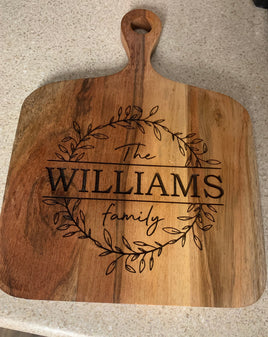 Acacia Charcuterie Square-ish Board 11.75" x 9"
