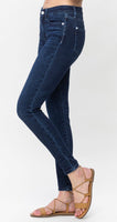 Judy Blue Midrise Classic Crinkle Ankle Skinny