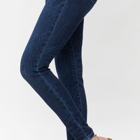 Judy Blue Midrise Classic Crinkle Ankle Skinny