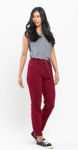 Judy Blue Cranberry Jogger