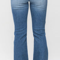 Judy Blue Boot Cut with Plaid Patches