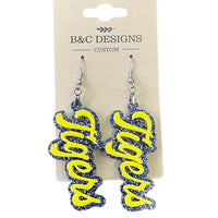 Tiger Earrings