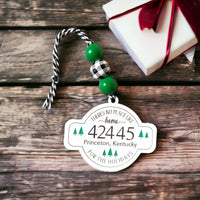 B&C Hand Crafted Zip Code Ornaments