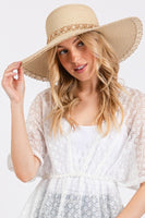 Sun Hat Woven Edge Band