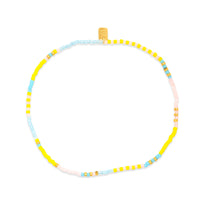 Pura Vida Mixed Seed Bead Stretch Anklet