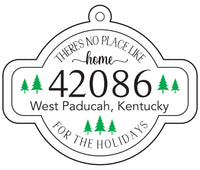 B&C Hand Crafted Zip Code Ornaments