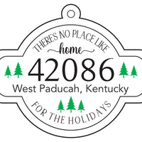 B&C Hand Crafted Zip Code Ornaments