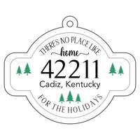 B&C Hand Crafted Zip Code Ornaments