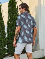 Tropical Leaf Golf Shirt