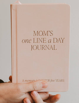 Mom's One Line A Day Leather Journal