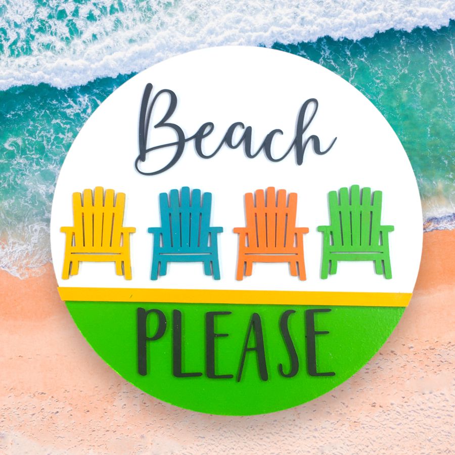Beach Please Sign| B&C Unique Boutique