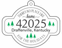 B&C Hand Crafted Zip Code Ornaments