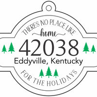 B&C Hand Crafted Zip Code Ornaments