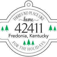 B&C Hand Crafted Zip Code Ornaments