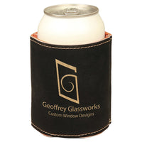 Engravable Leatherette Beverage Holder