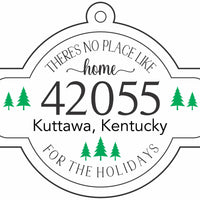B&C Hand Crafted Zip Code Ornaments