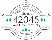 B&C Hand Crafted Zip Code Ornaments