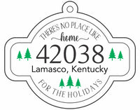 B&C Hand Crafted Zip Code Ornaments