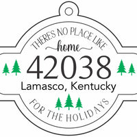 B&C Hand Crafted Zip Code Ornaments