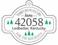 
              B&C Hand Crafted Zip Code Ornaments
            