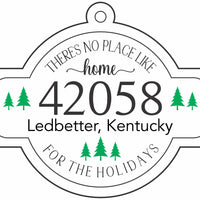 B&C Hand Crafted Zip Code Ornaments