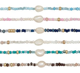 Seed Beads and Freshwater Pearls Necklace