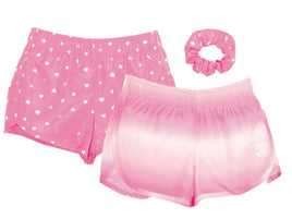 Girls Active Stretch Boardshort Set