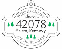 
              B&C Hand Crafted Zip Code Ornaments
            
