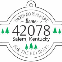 B&C Hand Crafted Zip Code Ornaments