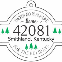 B&C Hand Crafted Zip Code Ornaments