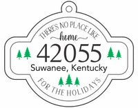 B&C Hand Crafted Zip Code Ornaments