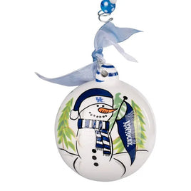 Tis The Season Kentucky Snowman Ornament