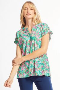 Lizzy Green Floral Top
