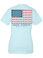 Simply Southern Turtle Tracker Flag Tee
