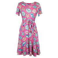 Pink Shell Party Dress