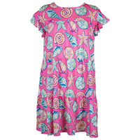 Pink Shells Tunic Dress