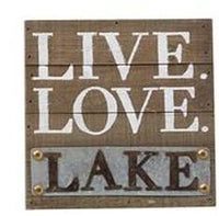 Lake House Metal & Wood Set