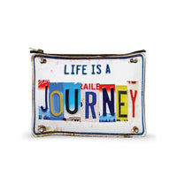 Life Is A Journey Zippered Bag
