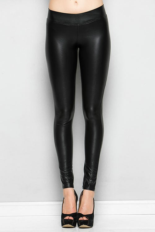 Faux Leather Leggings (PLUS)