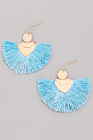 Threaded Tassel Earrings