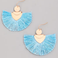 Threaded Tassel Earrings
