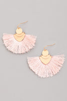 Threaded Tassel Earrings