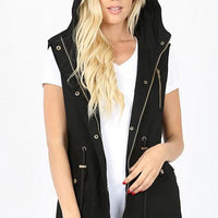 Utility Vest with Hoodie (Plus)