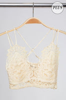 Crochet Lace Bralette (Plus)