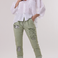 Ripped with Glitter Pant