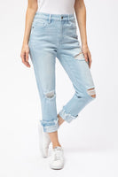 B&C Light Wash Boyfriend Jeans