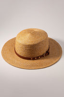 
              Straw Fedora Hat
            